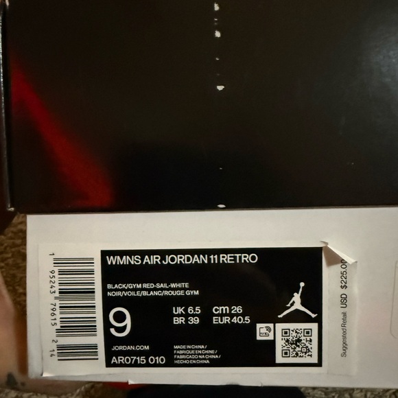 Jordan Black and White Athletic Shoes - Picture 5 of 5